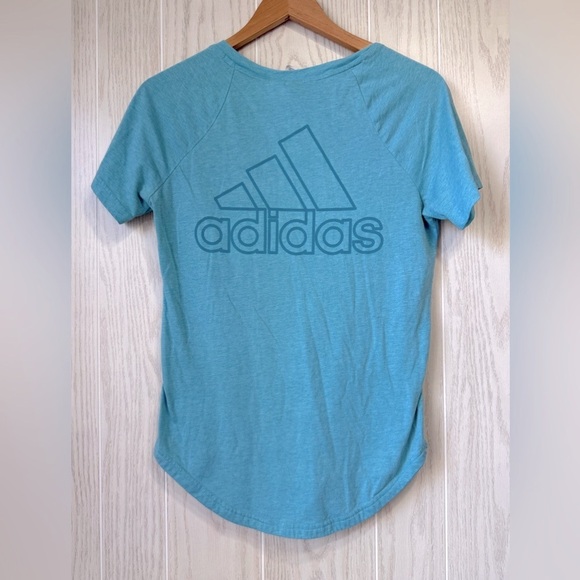 Adidas Blue Women’s Athletic Top Size Small LNC - Picture 3 of 3
